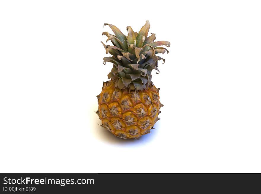 Mini pineapple isolated