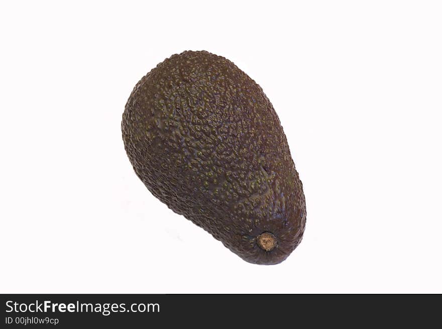 Avocado Isolated On White