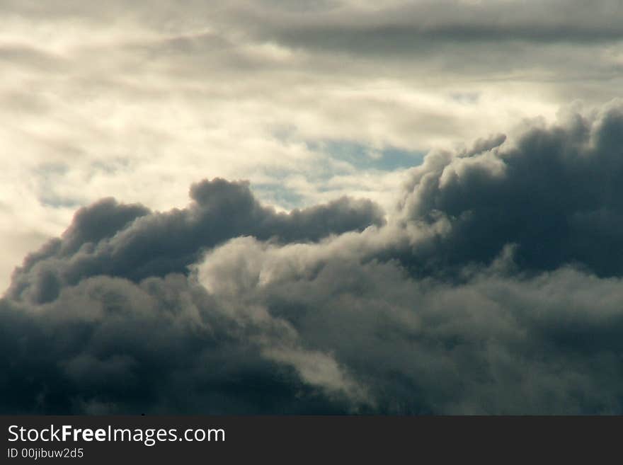 Thunderstorm by a canicular day. Thunderstorm by a canicular day