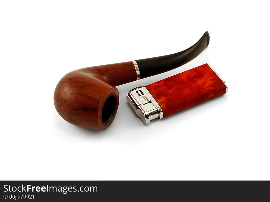 The tobacco-pipe and lighter