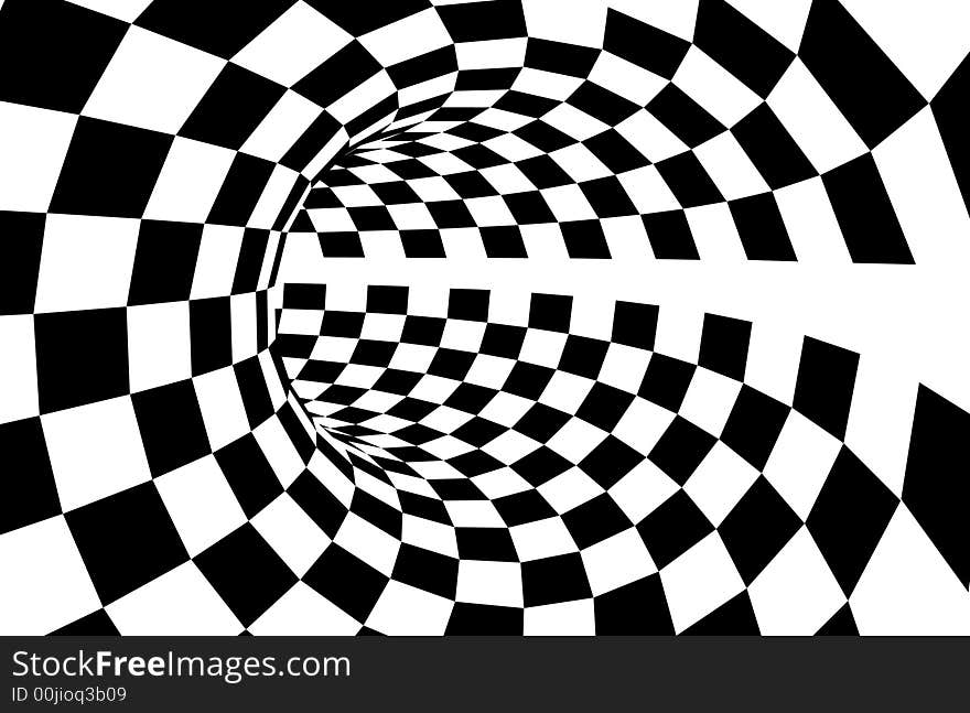 Abstract vector tunnel - suitable for background. Abstract vector tunnel - suitable for background