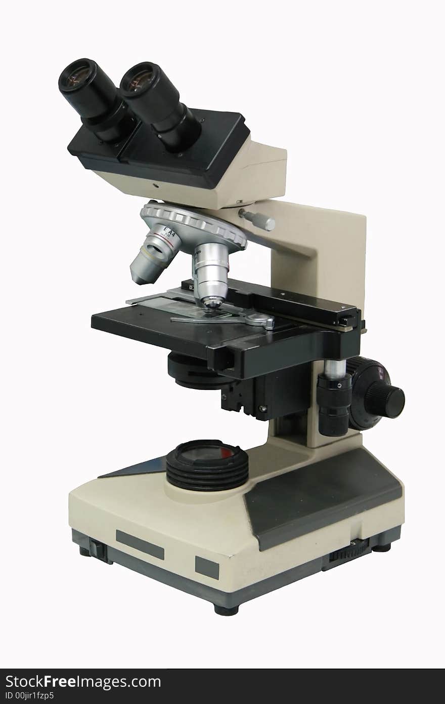 Laboratory microspcope on white background. Laboratory microspcope on white background