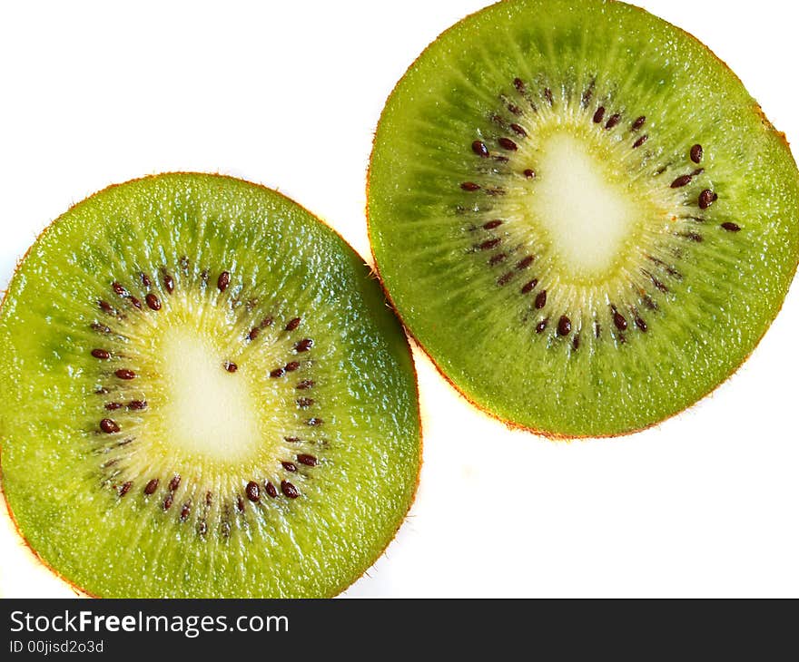 Two parts of kiwi