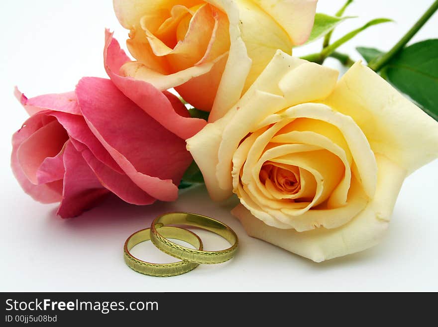 Rings and rose love macro mothers orange perfume