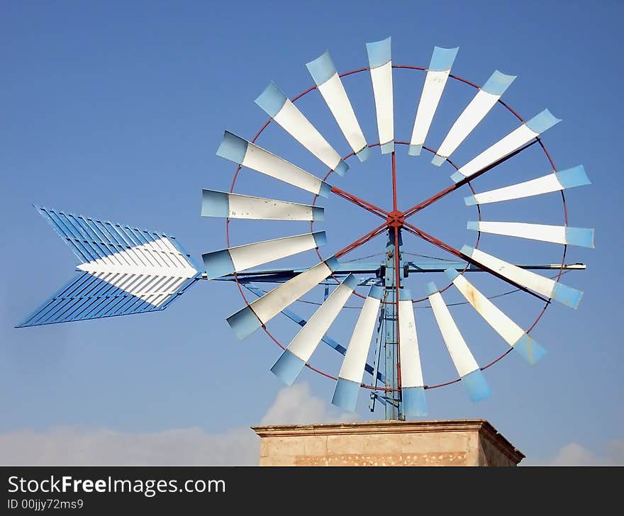 Blue Windmill 2