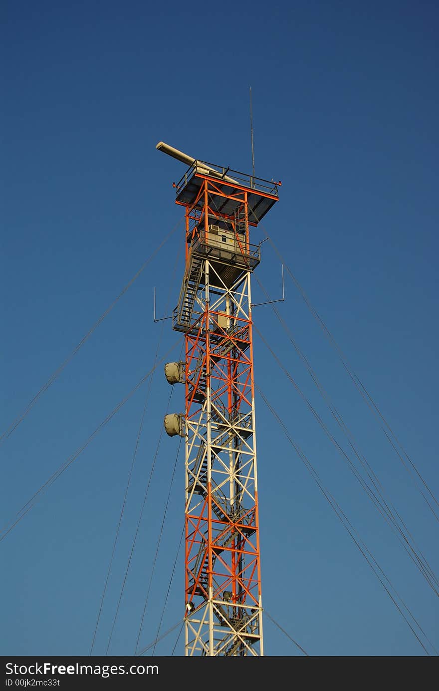 Radar and  a communication tower