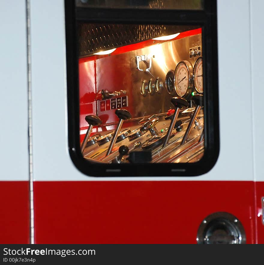 Fire truck instruments