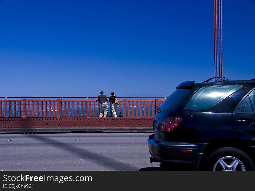 The Golden Gate Bridge in San Francisco, CA