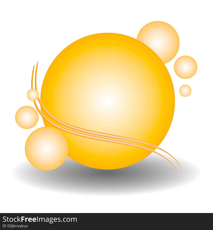 Gold Spheres Web Site Logo