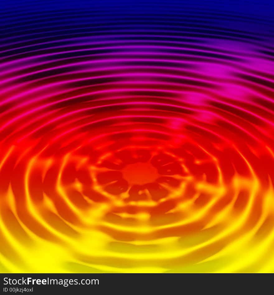 Colourful Abstract Background With Circular Wave Ripple Pattern. Colourful Abstract Background With Circular Wave Ripple Pattern