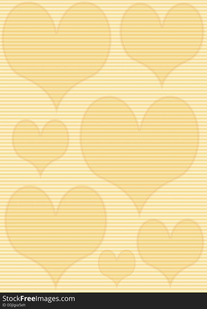 A few transparent hearts upon a light background. Available as Illustrator-file