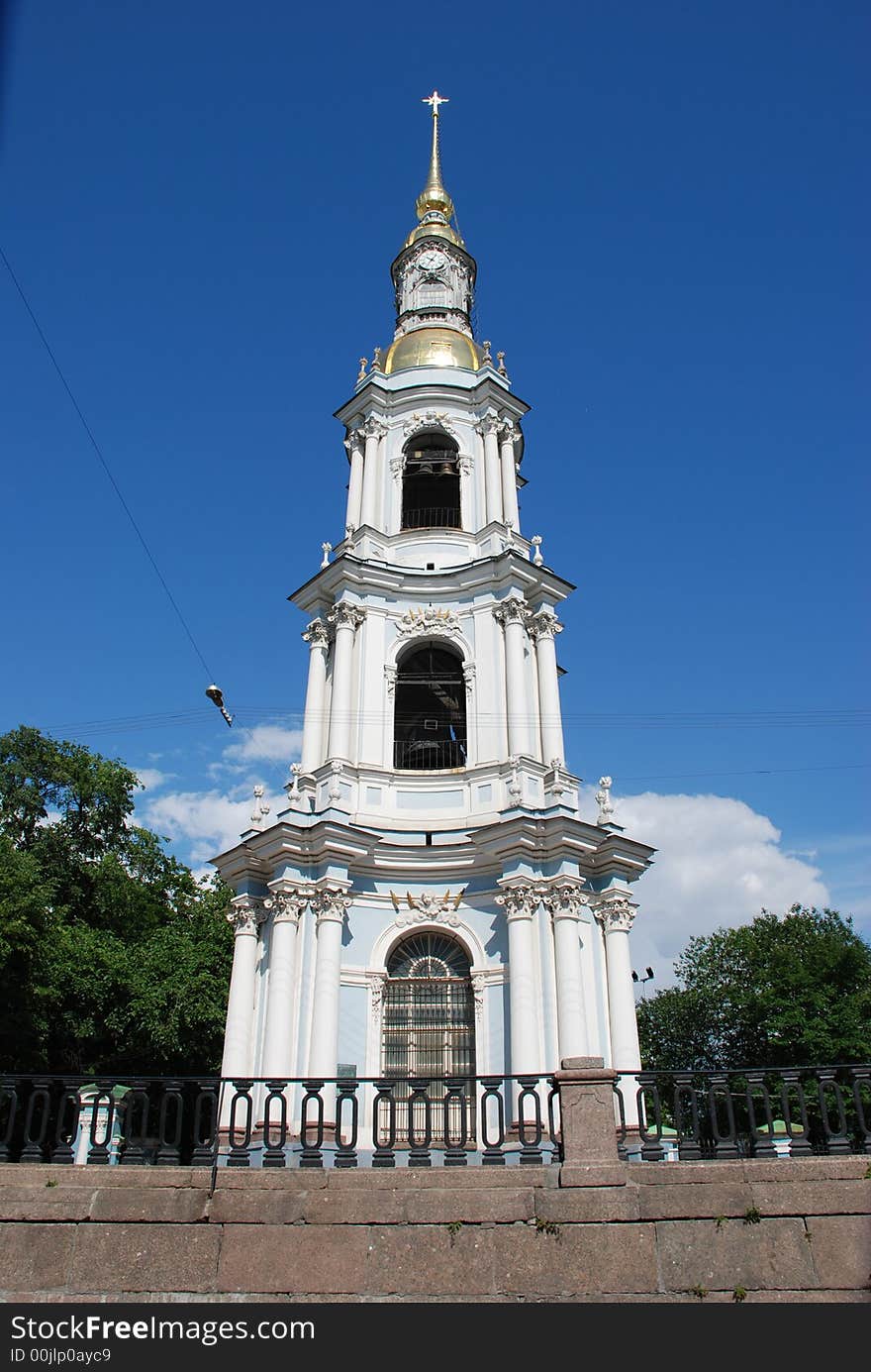 Nikolsky's belltower of a cathedral