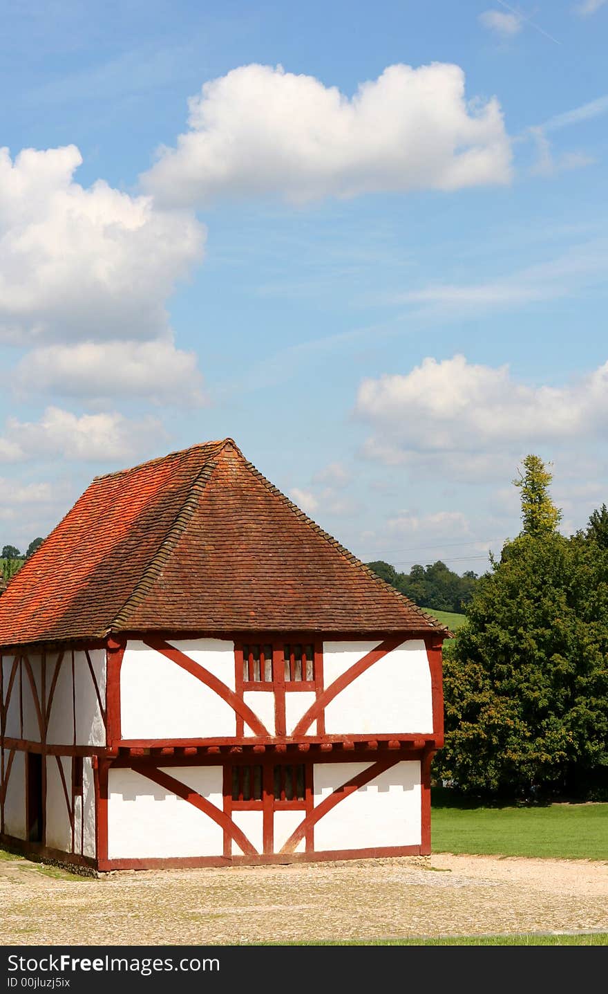 A medeval house from North Cray in Kent England from the 15th century