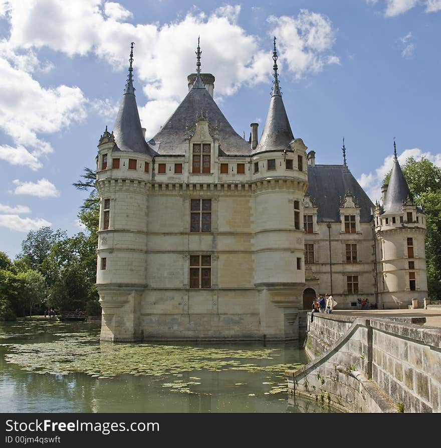 Chateau Azay-le-Rideau, France