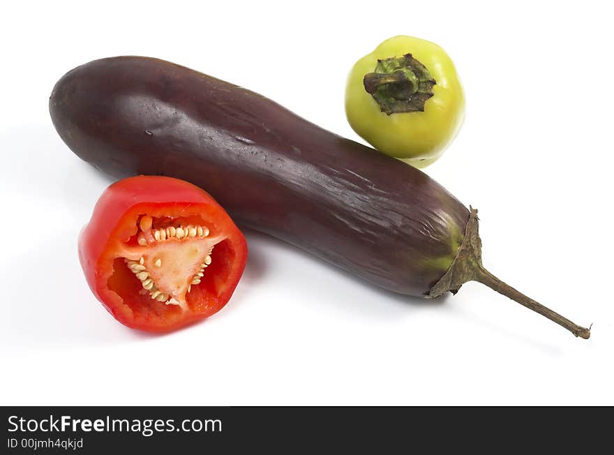 Eggplant, Pepper