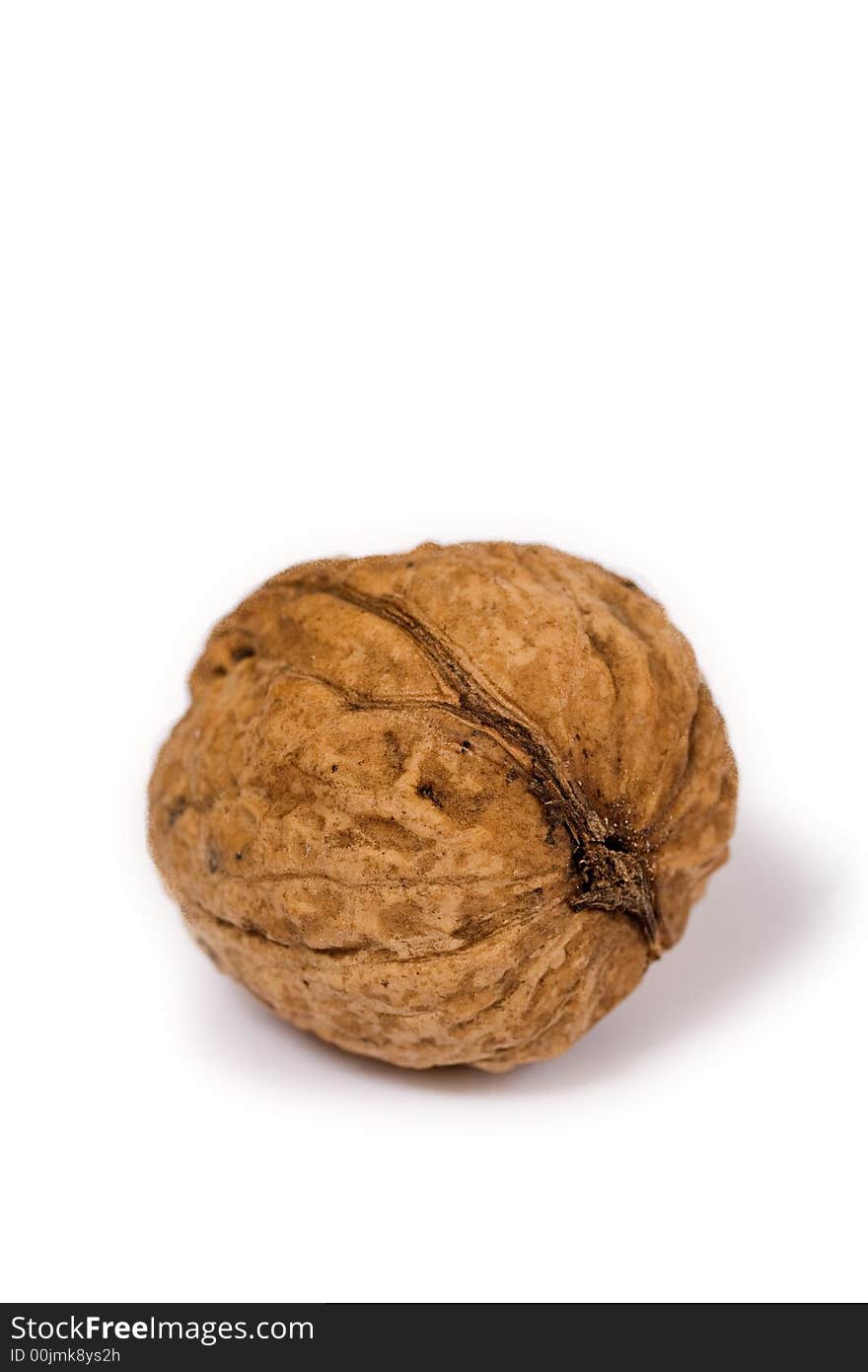 Walnuts Close Up Isolated