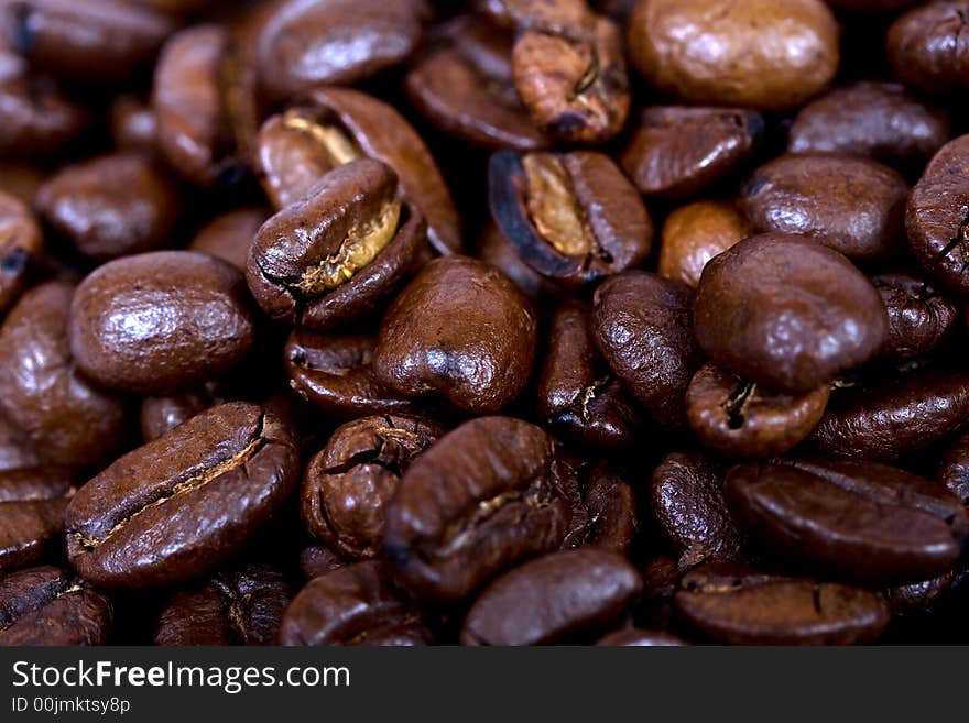 Coffee Beans Closeup