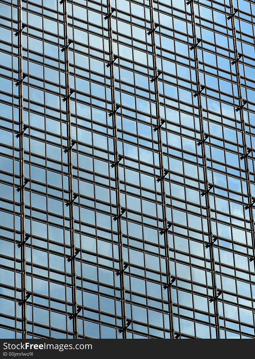 Detail of glass building. windows. Detail of glass building. windows