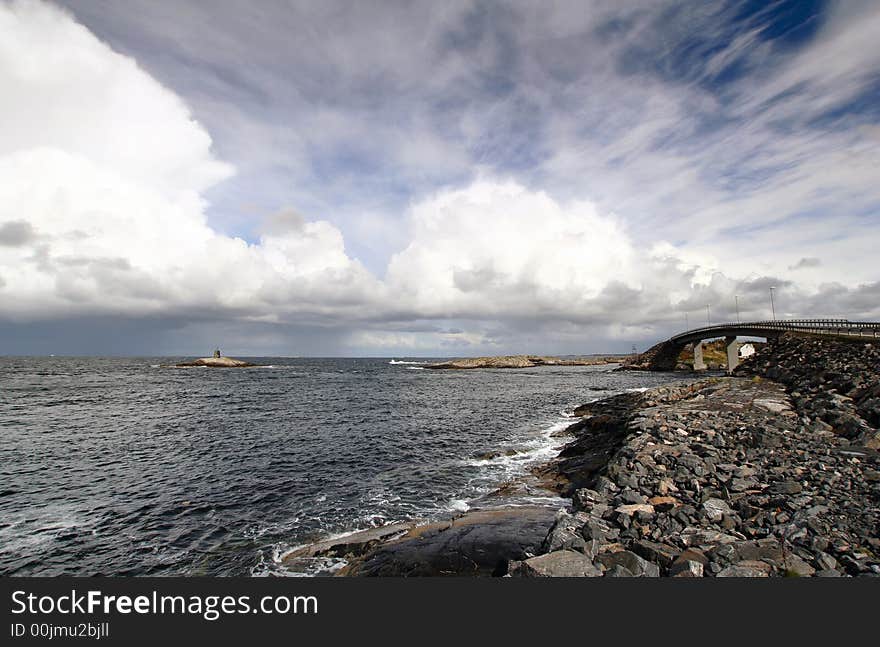 View at Atlantic Road (Norway). View at Atlantic Road (Norway)