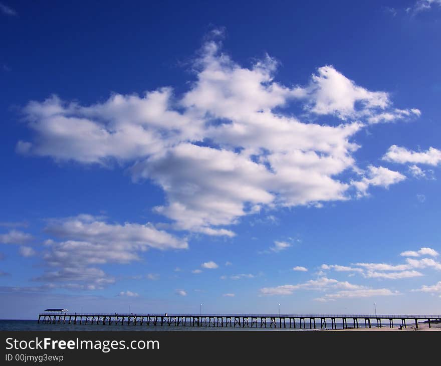 A Jetty In Grange South Australia. A Jetty In Grange South Australia.