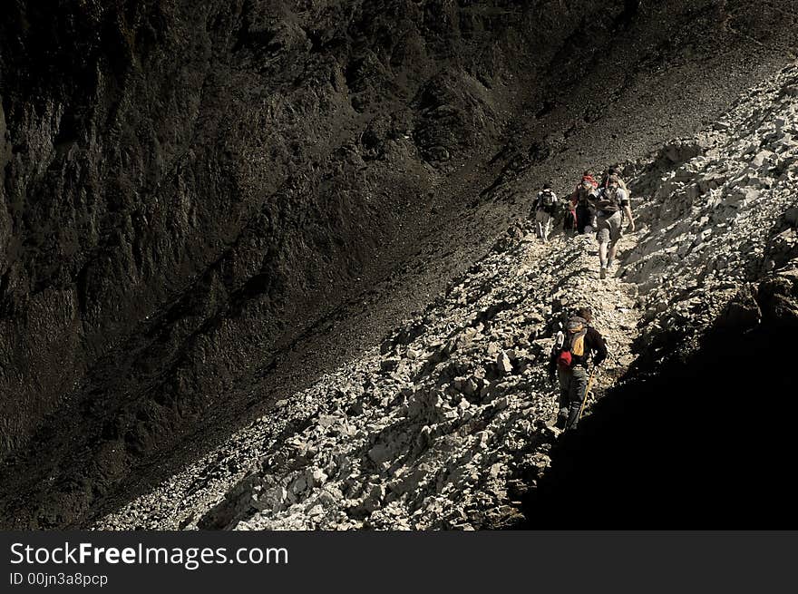 Climbing Rocky Ridge