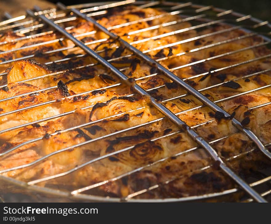 Barbecue close-up