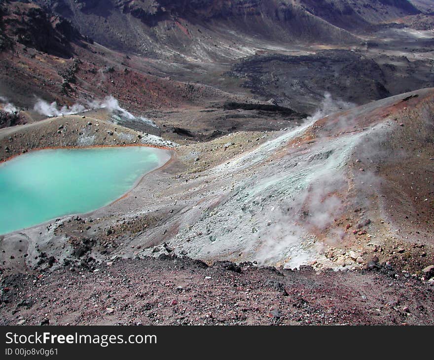 Colorful landscape at New Zealand. Colorful landscape at New Zealand