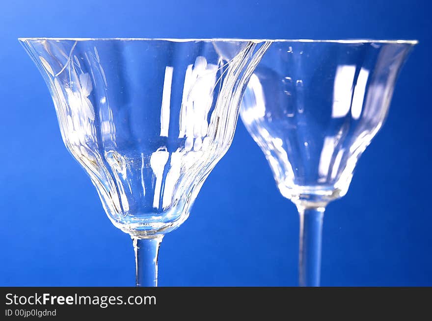 Photo of shining wine glasses