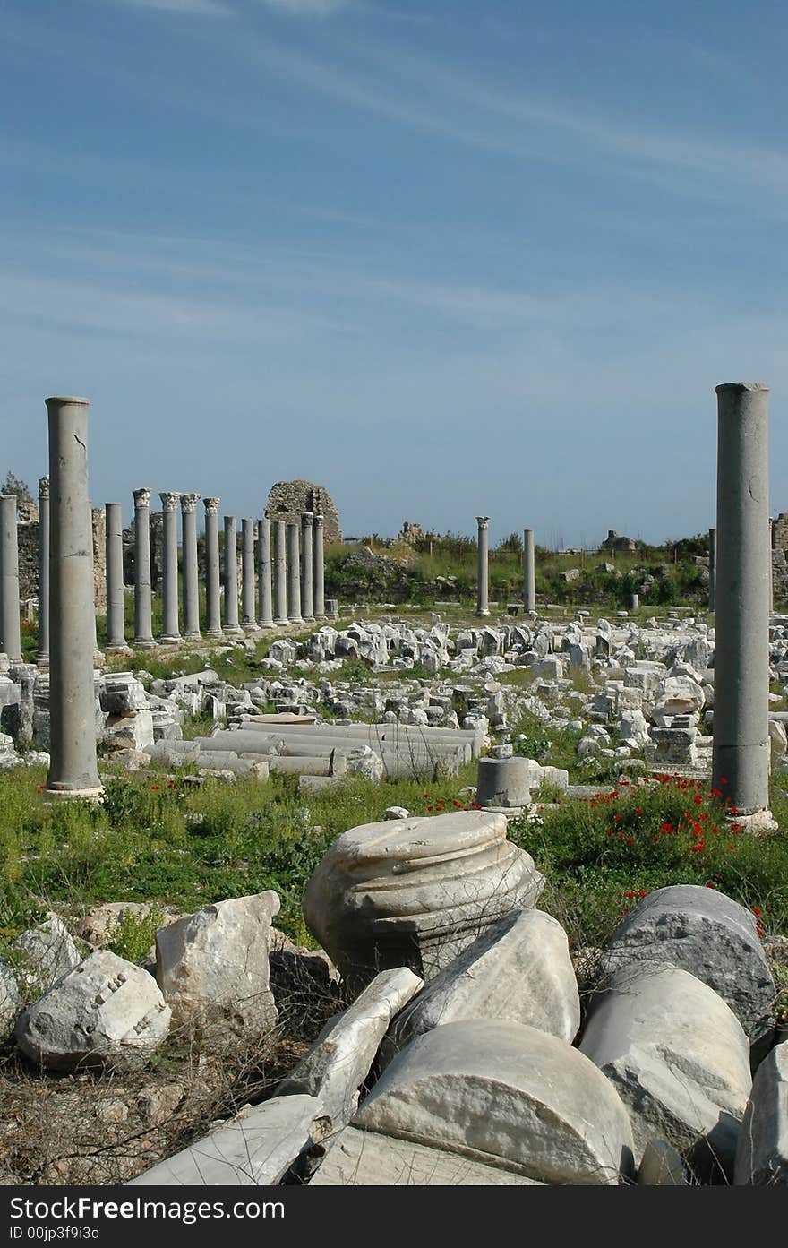 Antique Rome Ruins.