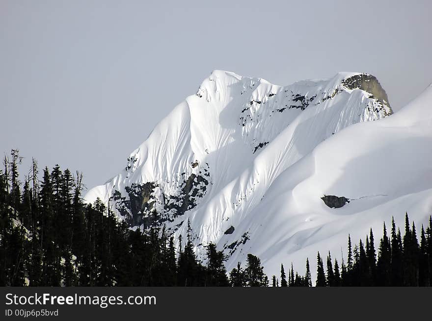 Snowy moutain