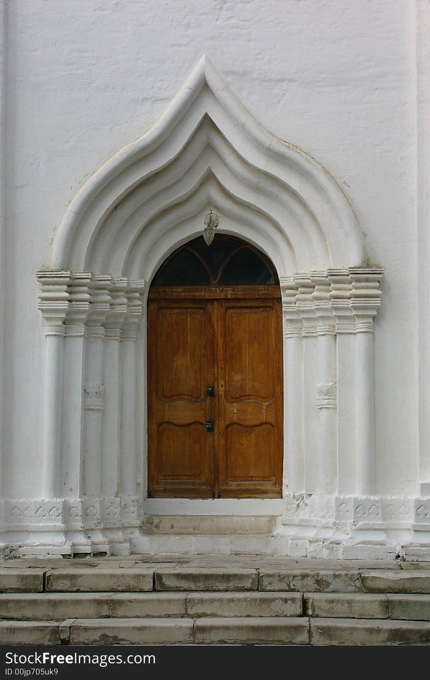 Entrance to the church, Russia. Entrance to the church, Russia