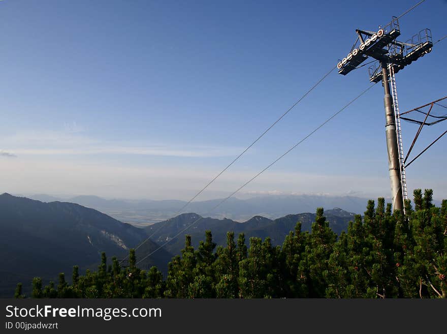 Alpine chairlift