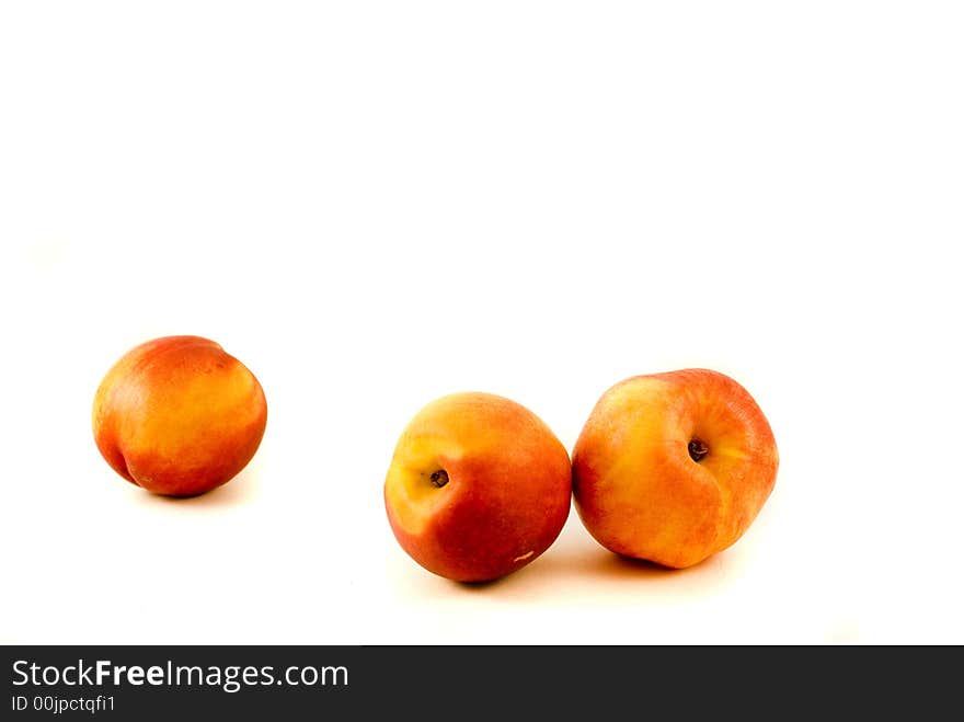 Three Nectarines