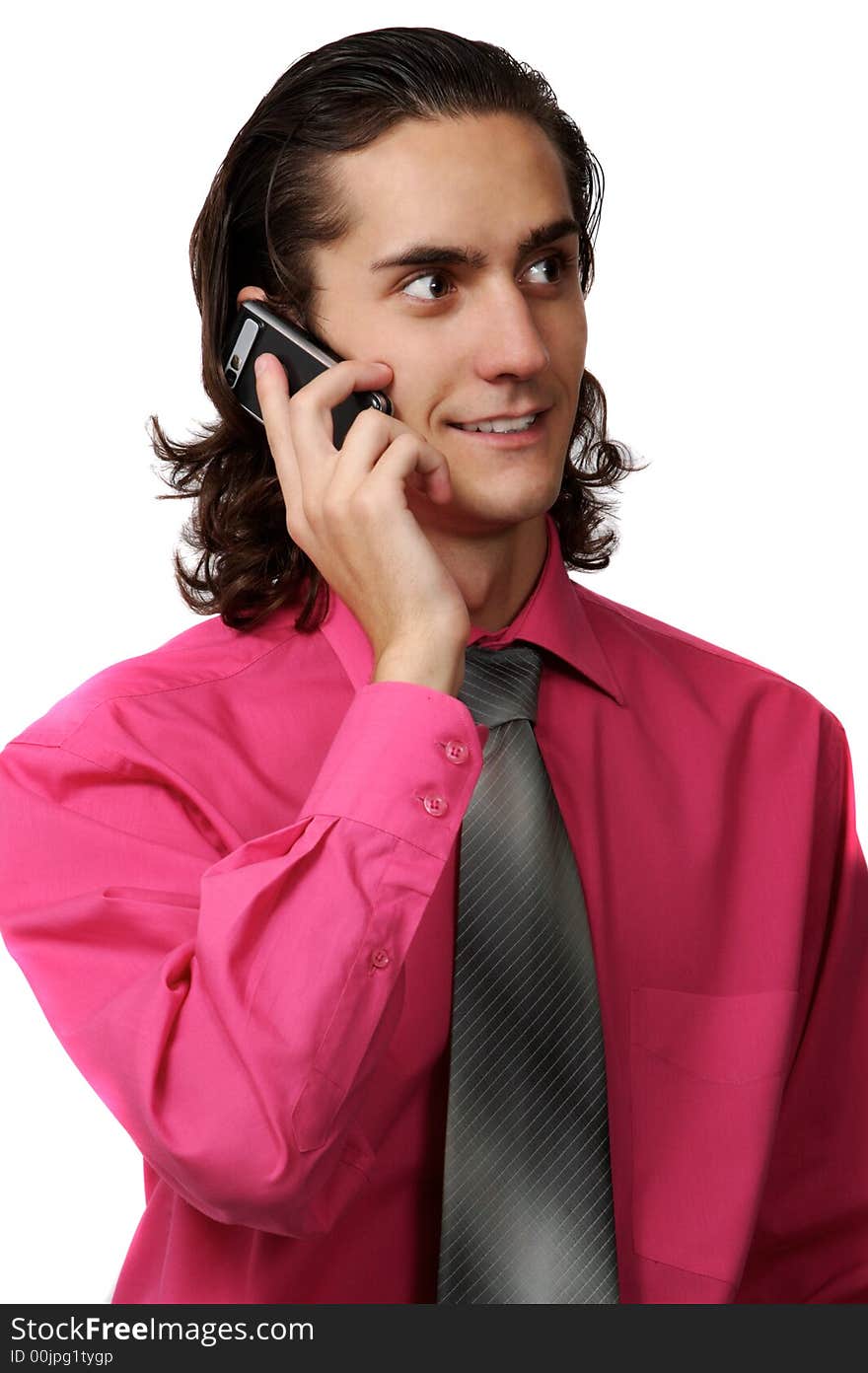 Sexy Business Man On The Phone