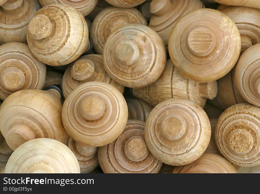 Wooden Spin Tops