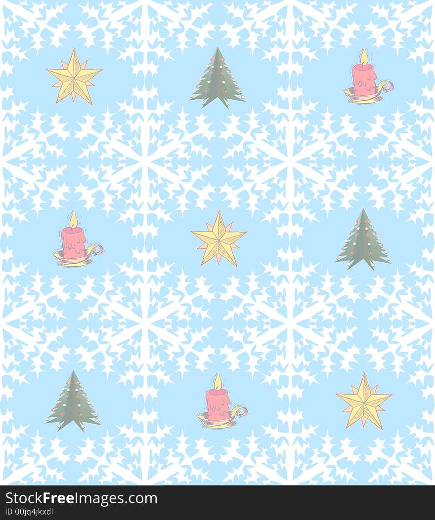 Background Christmas symbols