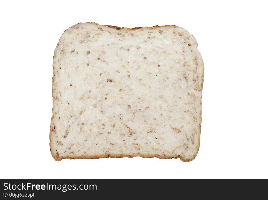 Fresh Grain Toasts / Bread On A White Background. Fresh Grain Toasts / Bread On A White Background