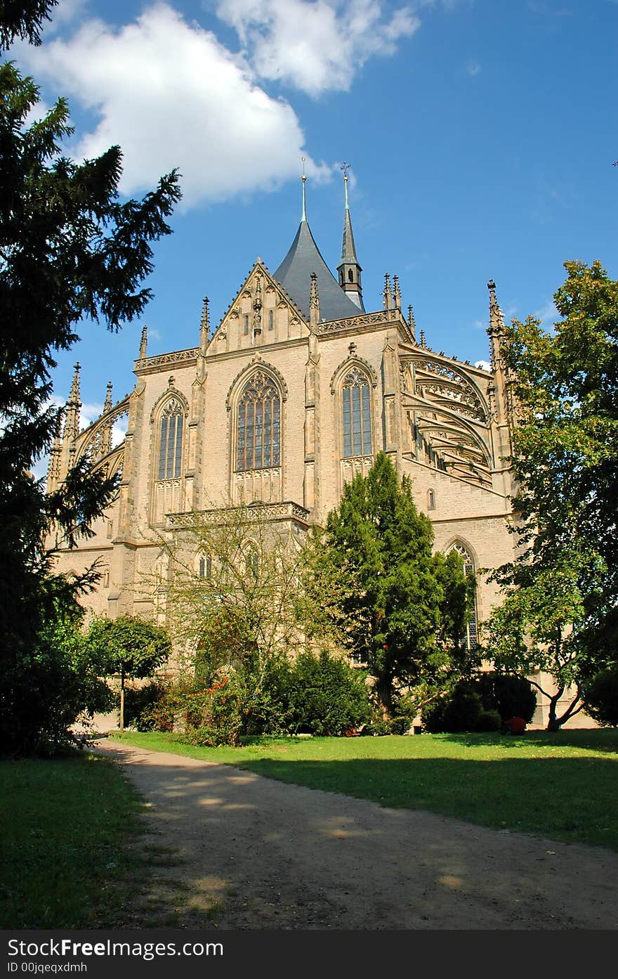 Exterior of roman catholic cathedral. Exterior of roman catholic cathedral