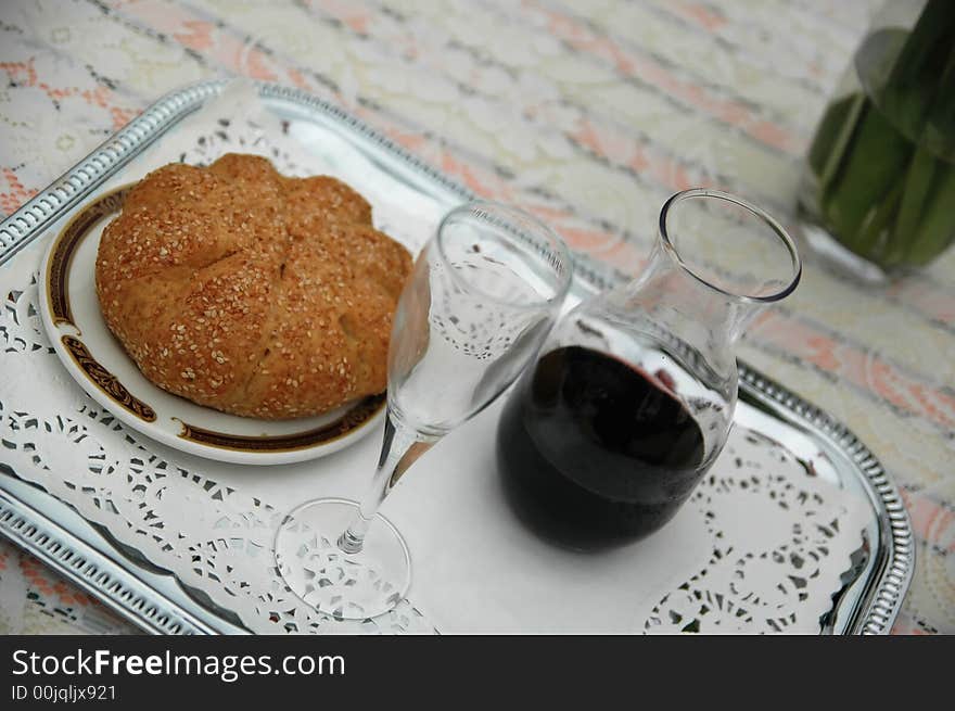 A Christian Holy Communion during a wedding/church