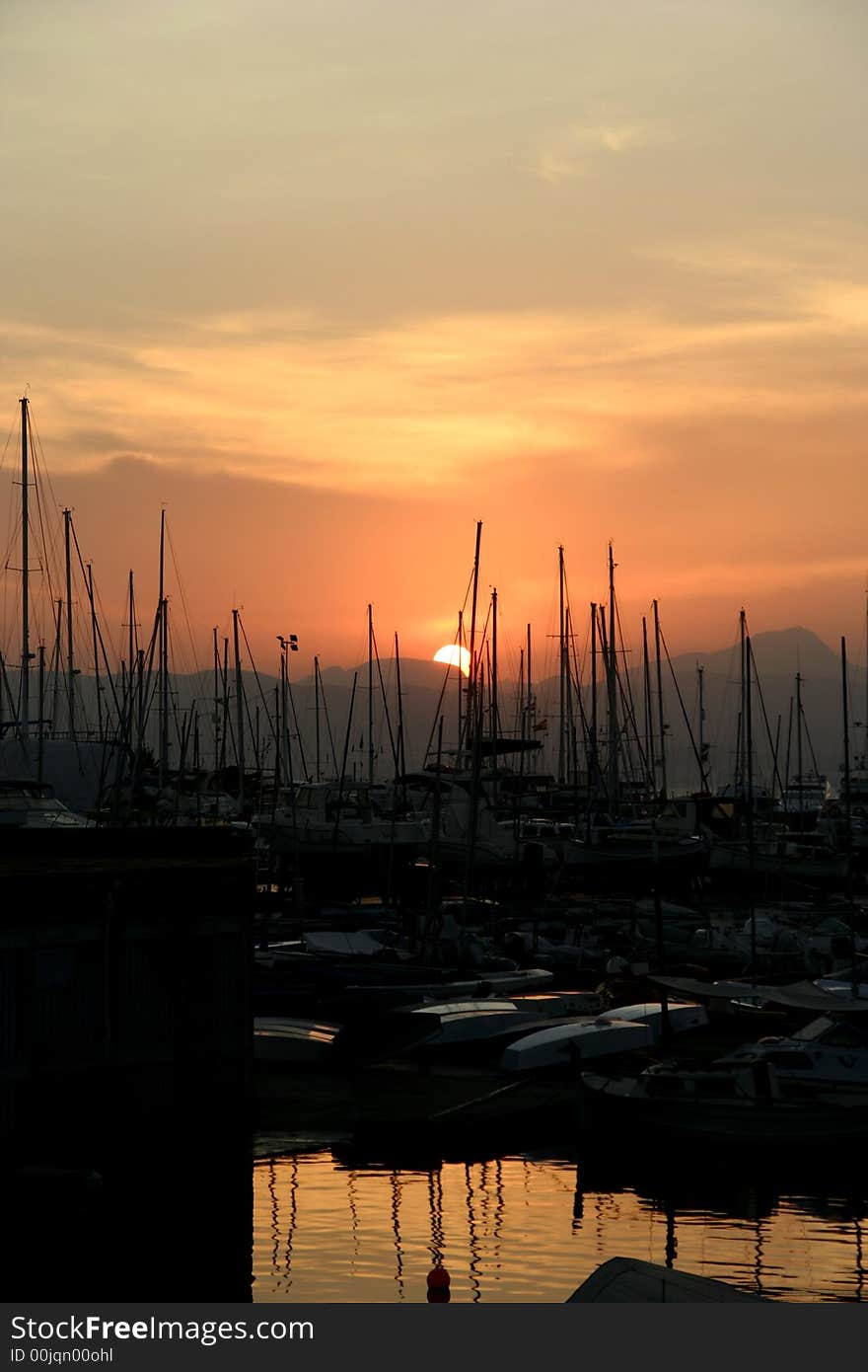 A nice picture of a beautiful peer in spain (*with sunset :). A nice picture of a beautiful peer in spain (*with sunset :)