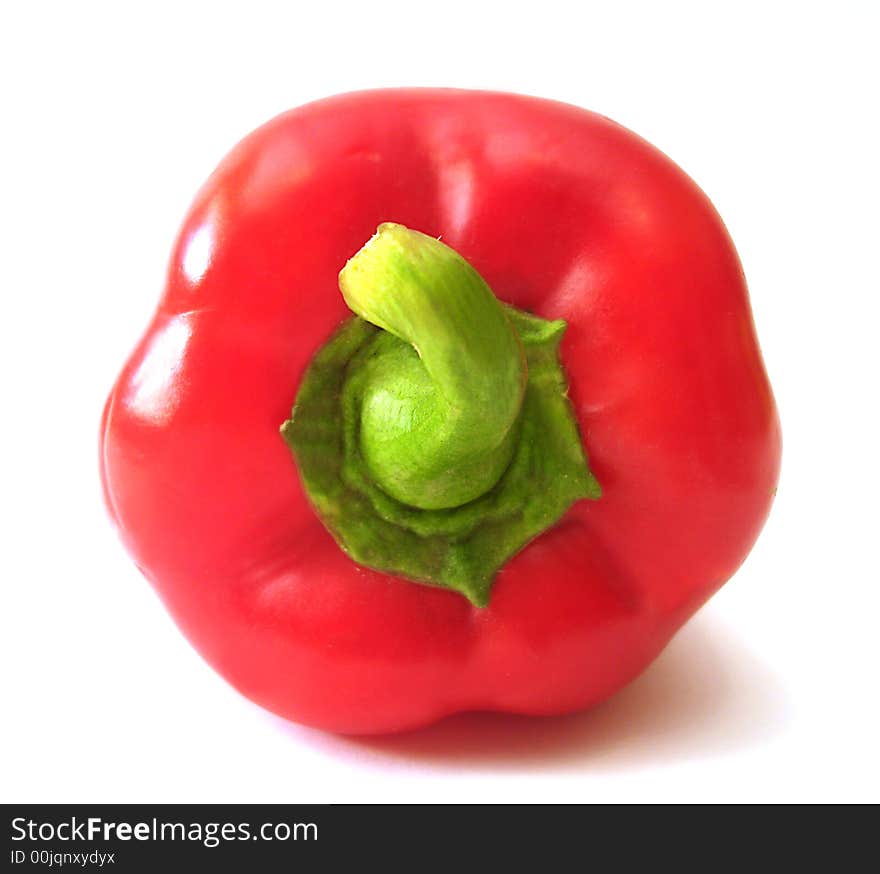 Red pepper isolated