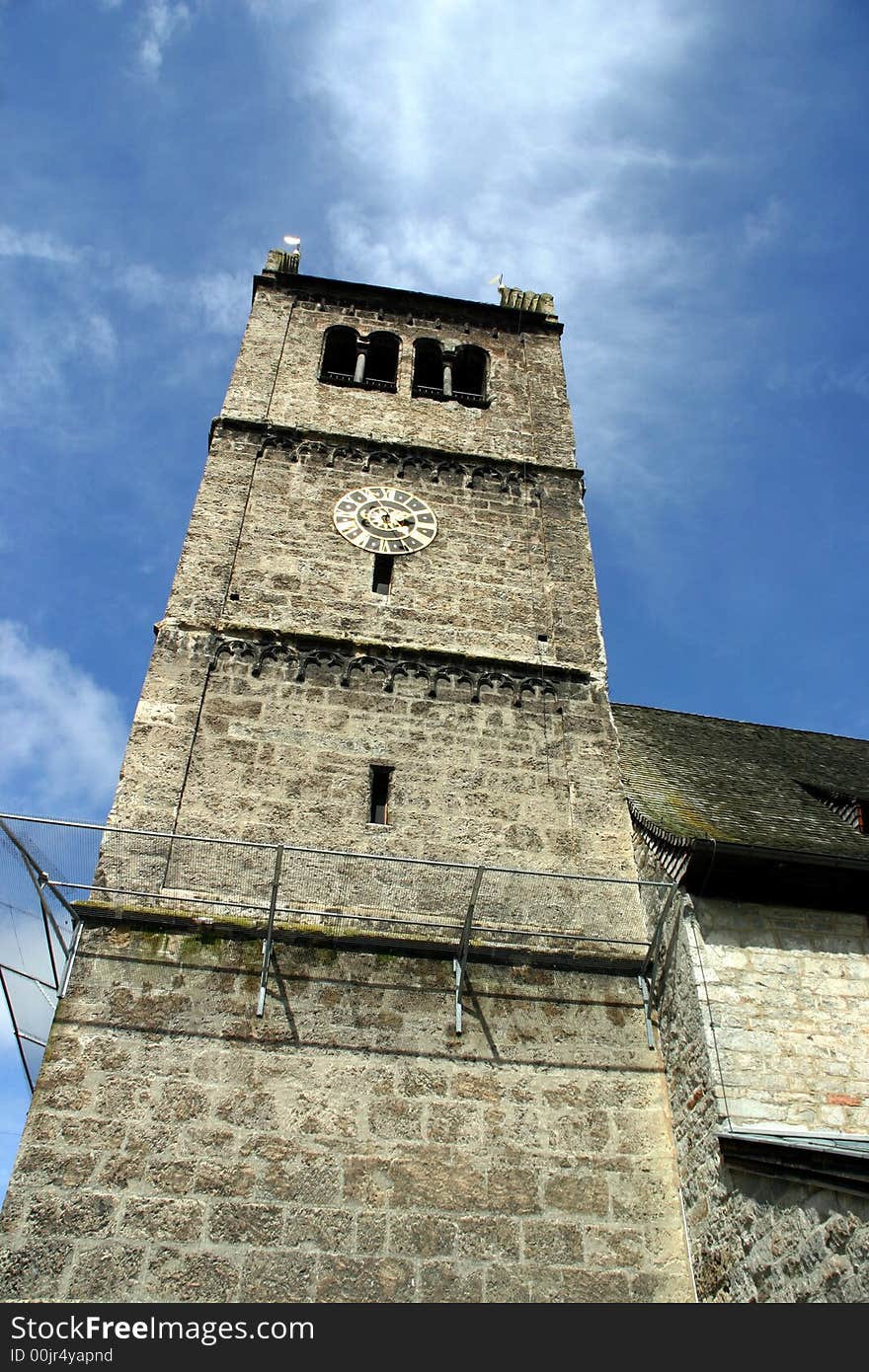 Clock Tower in Village