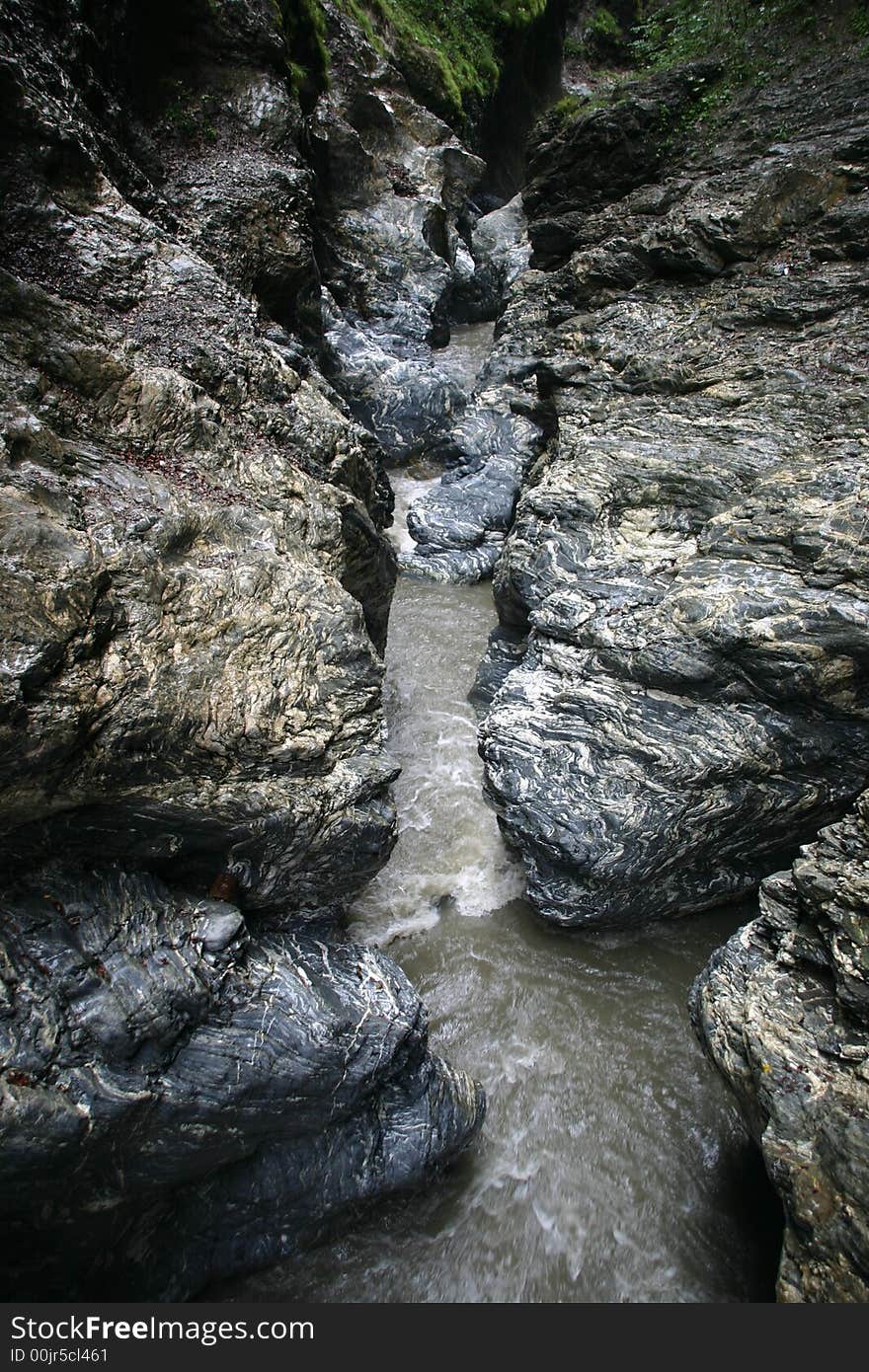 Liechtenstein Waterfall Klamm