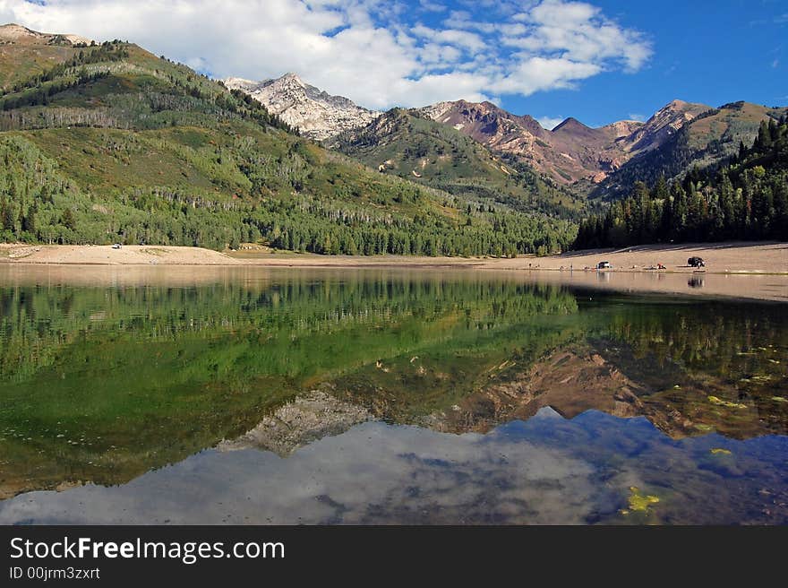 Silver Lake in Utah, USA