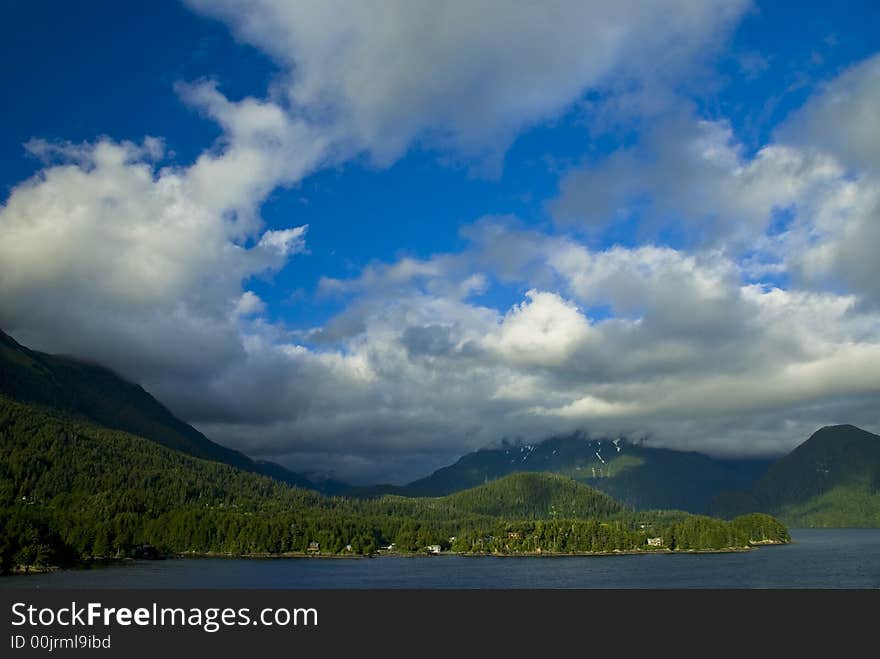 Sitka Alaska Coast View