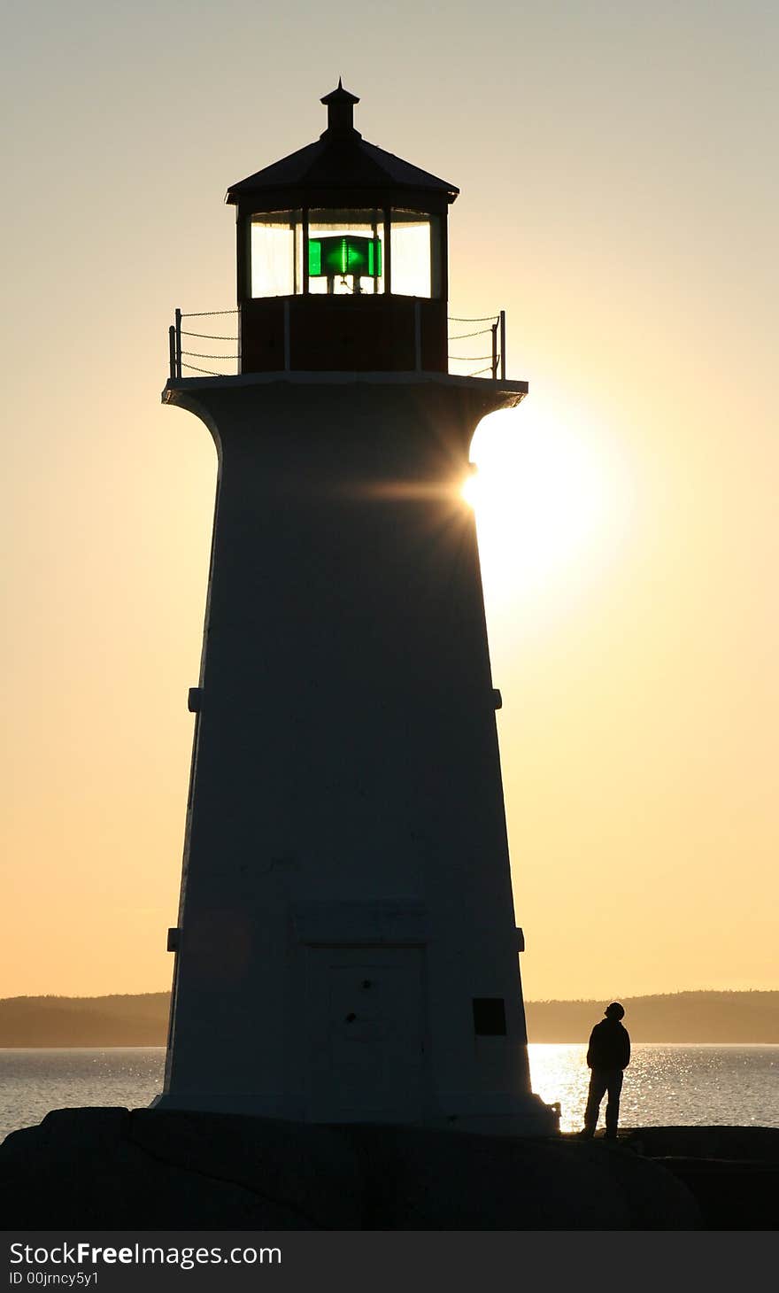 Young Man at Lighthouse