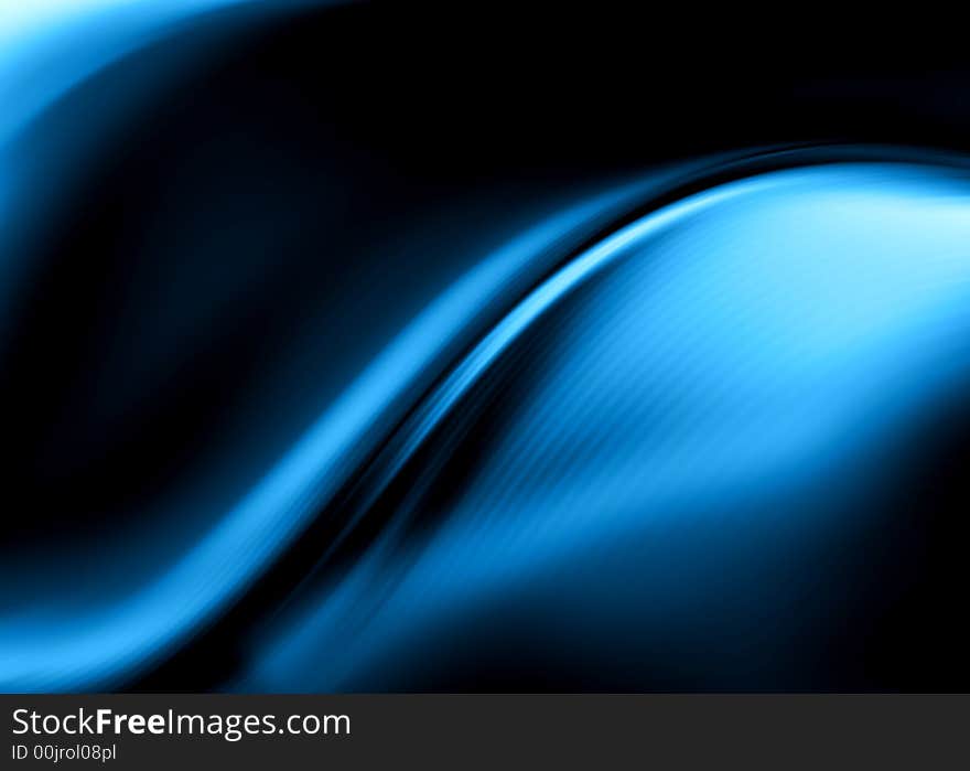 Abstract composition with flowing design