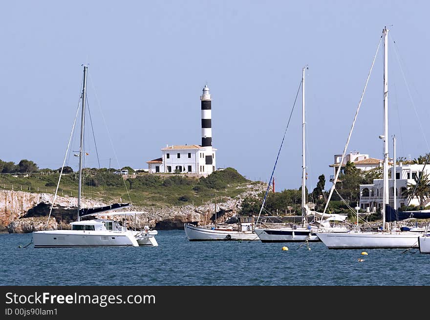 Little harbour in Mallorca