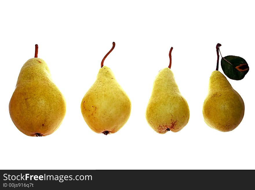 Pear Isolated