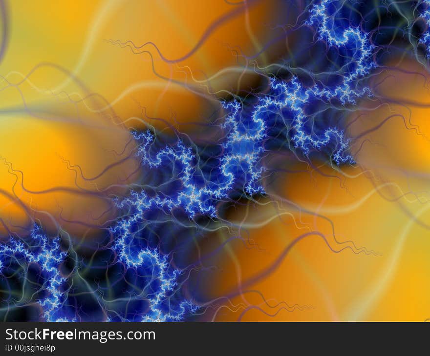 High resolution abstract fractal image created digitally. High resolution abstract fractal image created digitally